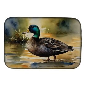 American Black Duck Dish Drying Mat Absorbent Dish Drying Mat Pad for Kitchen Counter Dish Drainer Mat for Countertop, 14 x 21", Multicolor