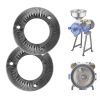 2PCS Grinding Sheets for Electric Grain Mill Grinder, Cast Iron Dry Grinding Discs, Replacement Grinding Plates Compatible with GM-001, GM-002