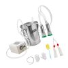 Goat Milking Machine, 1.8 Gal / 7 L Food-Grade Stainless Steel Bucket, 4 Teat Cups for Cows and Goats, with 8000 mAh Rechargeable Battery