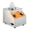 Electric Bottle Warmer with Bottle, 0.8L Commercial Cheese Dispenser, Hot Fudge Warmer 86-185 F Temp Adjustable