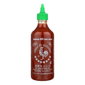 Huy Fong Hot Chili Sauce - Sriracha - Case Of 12 - 17 Oz.