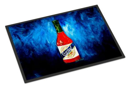 NEW So Hot I'm Blue Sauce Doormat Front Door Mat Indoor Outdoor Rugs for Entryway, Non Slip Washable Low Pile, 18H X 27W