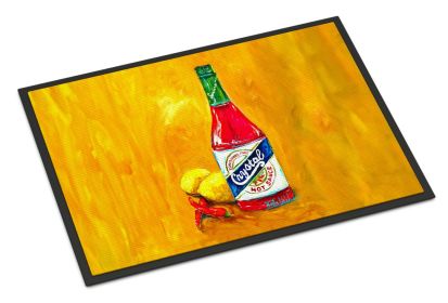 Got Sauce Hot Sauce Doormat Front Door Mat Indoor Outdoor Rugs for Entryway, Non Slip Washable Low Pile, 24H X 36W