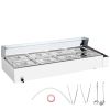 8-Pan Commercial Food Warmer, 8 x 8QT Electric Steam Table with Glass Cover