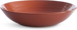 Sango Siterra Painter's Palette Stoneware Pasta Bowls (Set of 4) â€“ Pasta & Serving Bowls, Earthy Reactive Glaze, Multi Assorted Colors