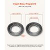 2PCS Grinding Sheets for Electric Grain Mill Grinder, Cast Iron Dry Grinding Discs, Replacement Grinding Plates Compatible with GM-001, GM-002