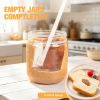 Long-handle Silicone Jar Scraper, Ideal For Spreading Peanut Butter, Jam And Cake Cream. Essential Small Kitchen Spatula