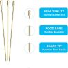 8PCS Cocktail Picks Stick, Stainless Steel Cocktail Martini Picks