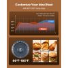 3-Tier Commercial Food Warmer Display, 1600W Food Display Warmer with LED Light, Top Storage and Adjustable Shelves, 86 - 185 Fahrenheit Steam Heating