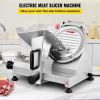 Commercial Meat Slicer, 200W Electric Deli Food Slicer, 350-400RPM Meat Slicer with 8" Carbon Steel Blade