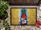 Hot Sauce Crystal Blue Doormat Front Door Mat Indoor Outdoor Rugs for Entryway, Non Slip Washable Low Pile, 24H X 36W