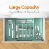 Silverware Drawer Organizer, Expandable Utensil Tray for Kitchen, BPA Free Flatware and Cutlery Holder